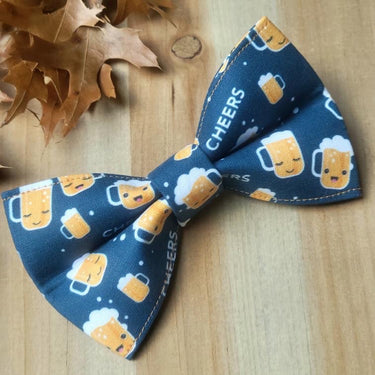 Happy Beer Mug Bow tie